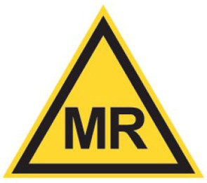 MR conditional ASTM Aufkleber (8 cm)